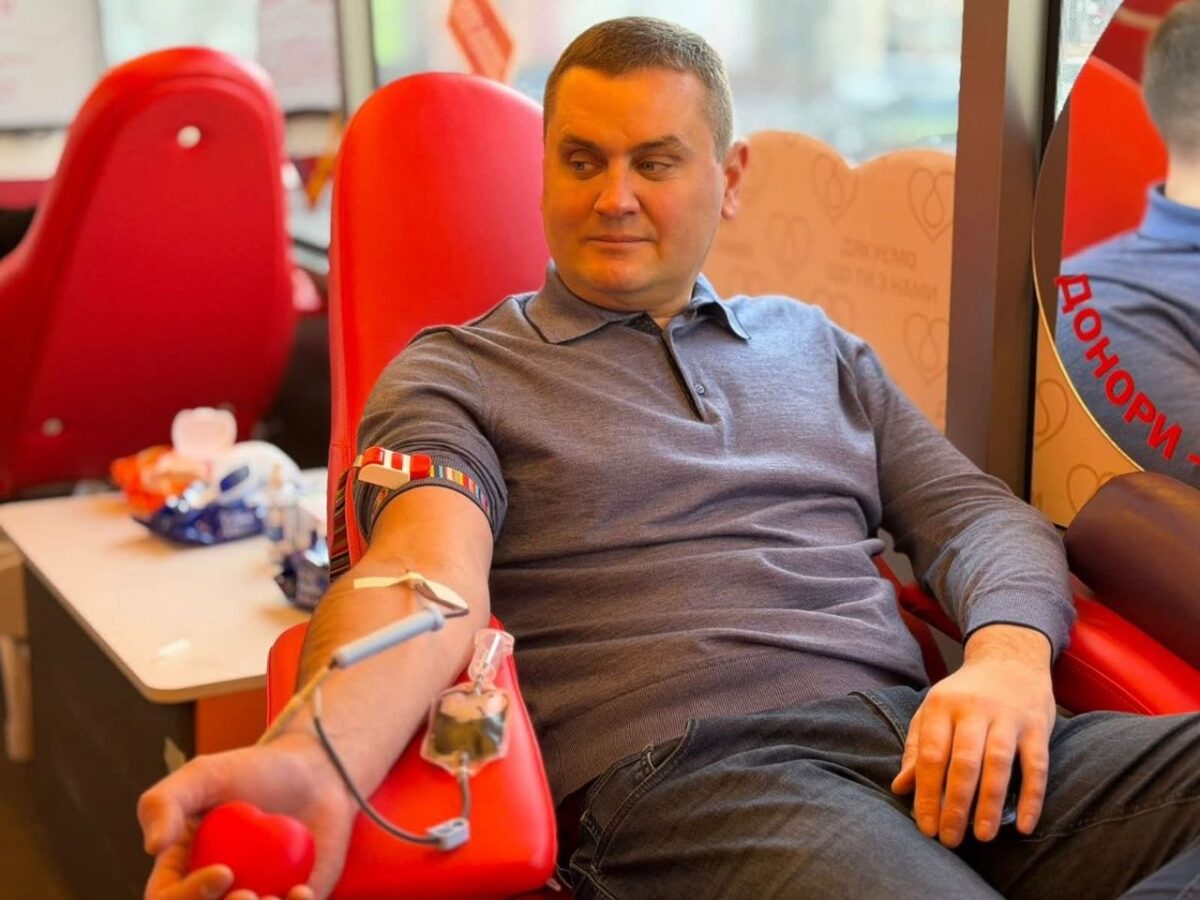 Секретар Черкаської міської ради Юрій Тренкін поділився своєю кров’ю