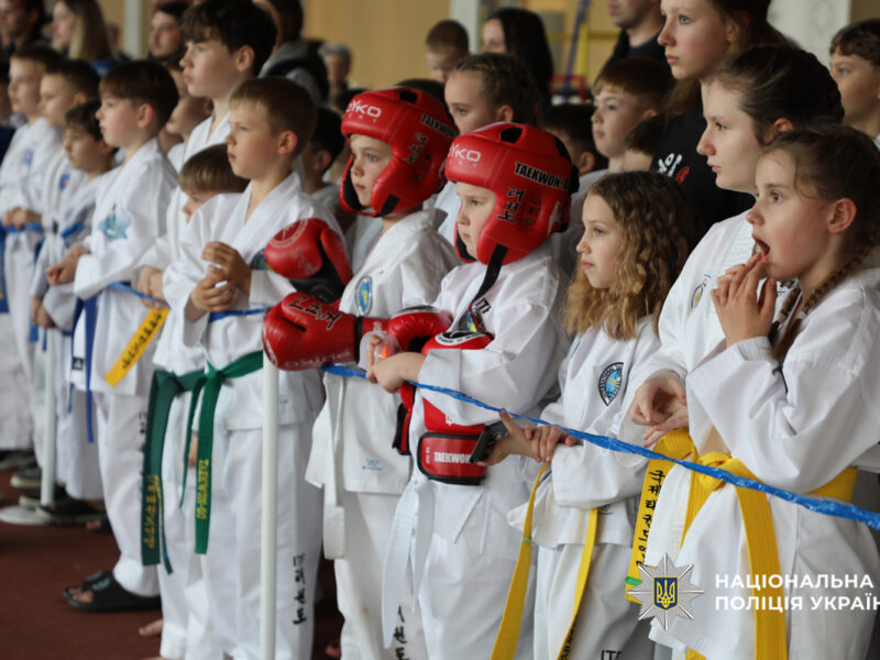 У Черкасах провели чемпіонат з тхеквондо, присвячений пам’яті загиблих поліцейських