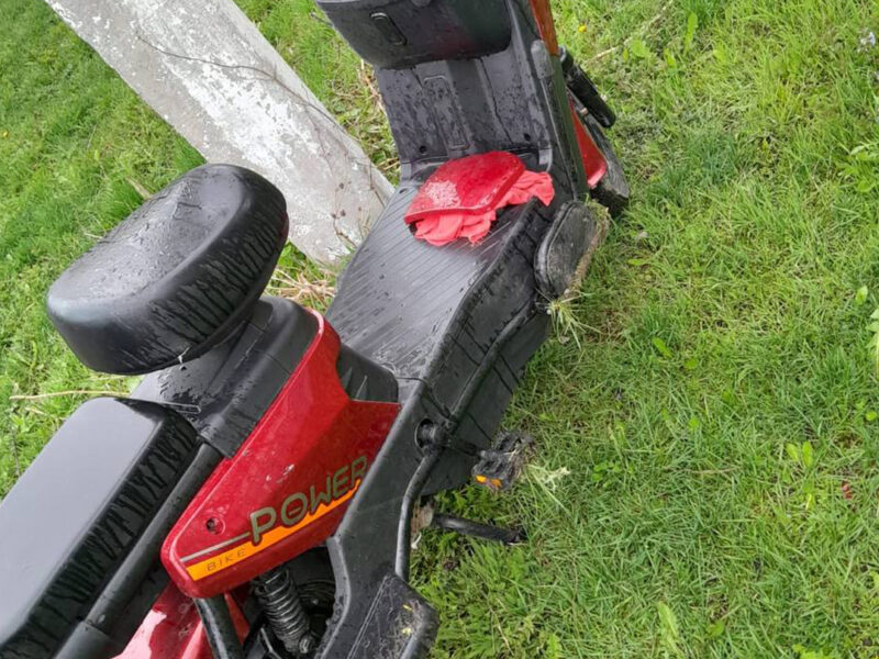 На Звенигородщині нетверезий скутерист вчинив ДТП