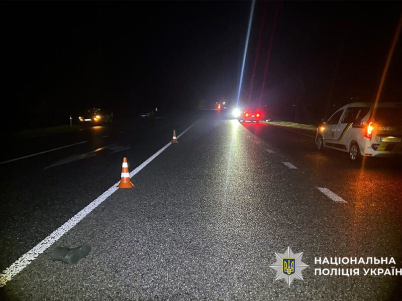 П’яний водій на Черкащині врізався в опору