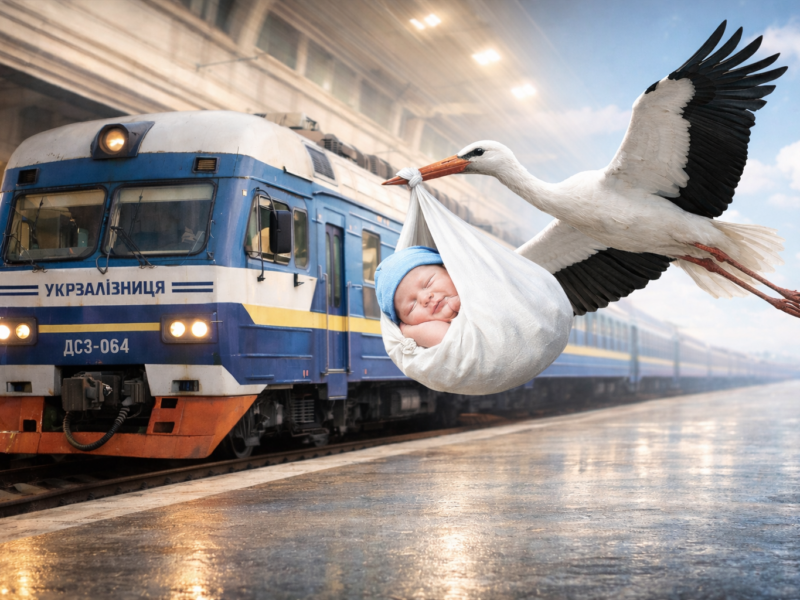народила в поїзді