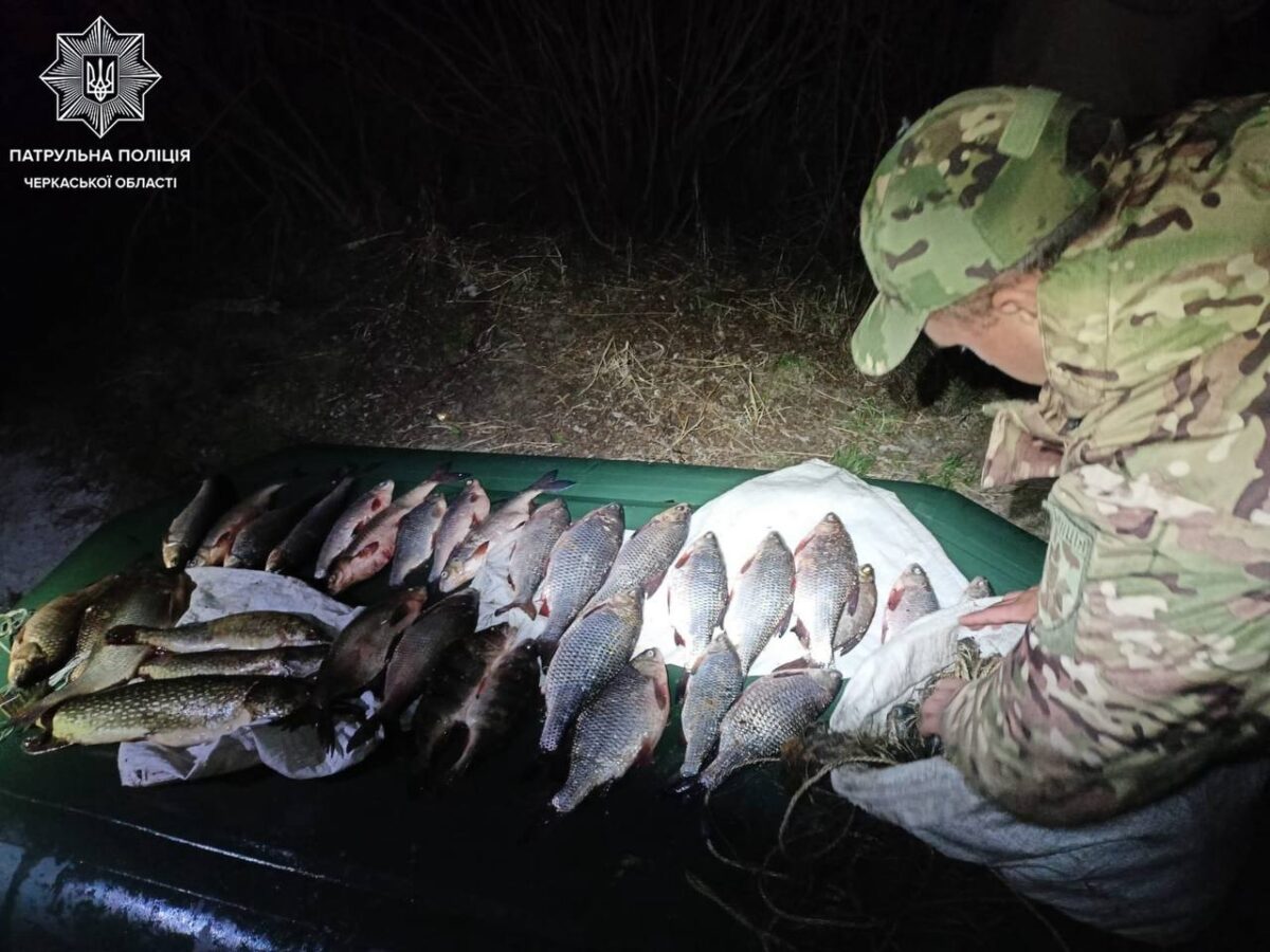 Черкаський водний патруль виявив ще два випадки незаконного вилову риби
