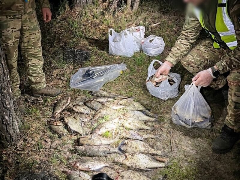 На Черкащині викрили незаконний вилов риби: збитки 30 тисяч гривень