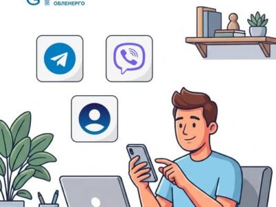 Черкащани обирають сучасні сервіси: чат-боти стали найпопулярнішим способом передачі показників електролічильників