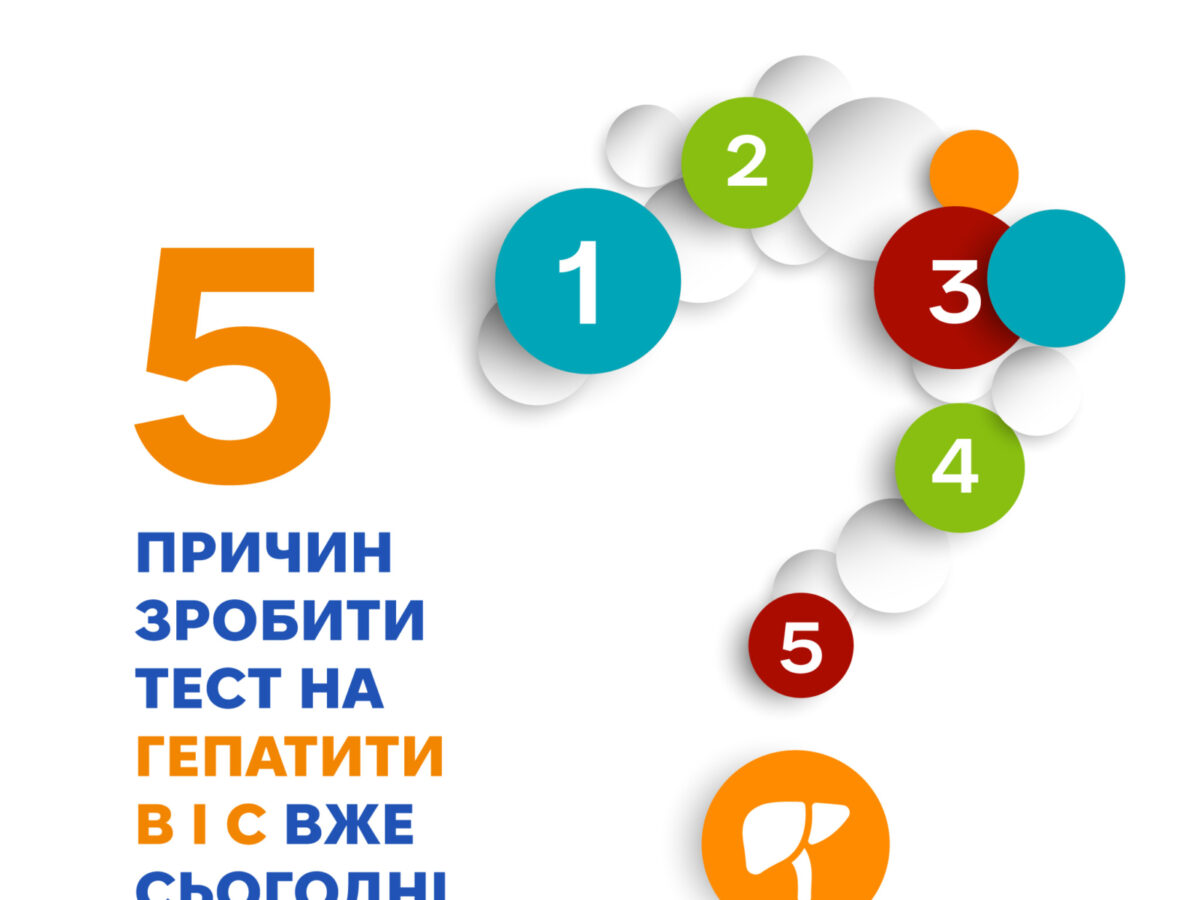 Гепатити можуть роками не давати симптомів: черкащанам назвали п’ять причин пройти тестування