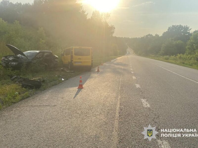 На Черкащині в ДТП травмувалися четверо людей: один з водіїв був напідпитку