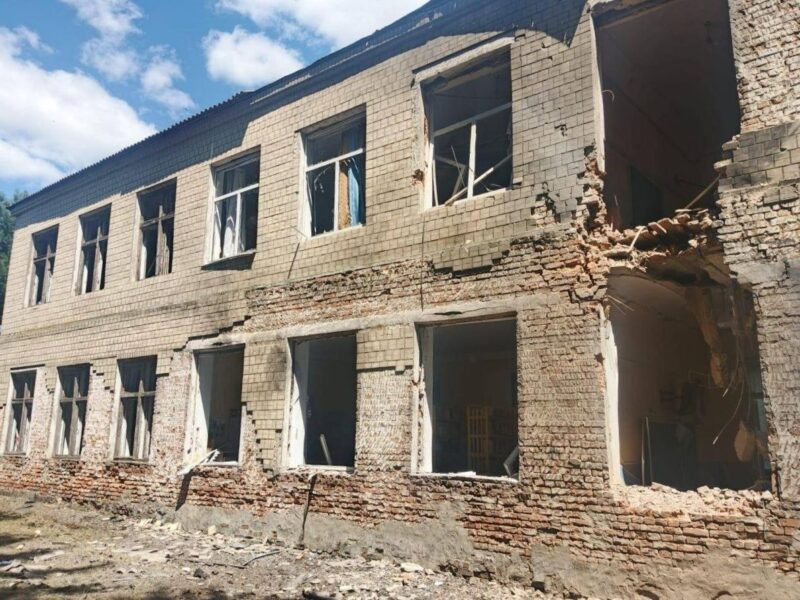 На Черкащині через дронову атаку пошкоджено будівлю ліцею