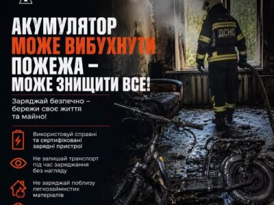 У Смілі в квартирі вибухнув акумулятор, постраждав господар