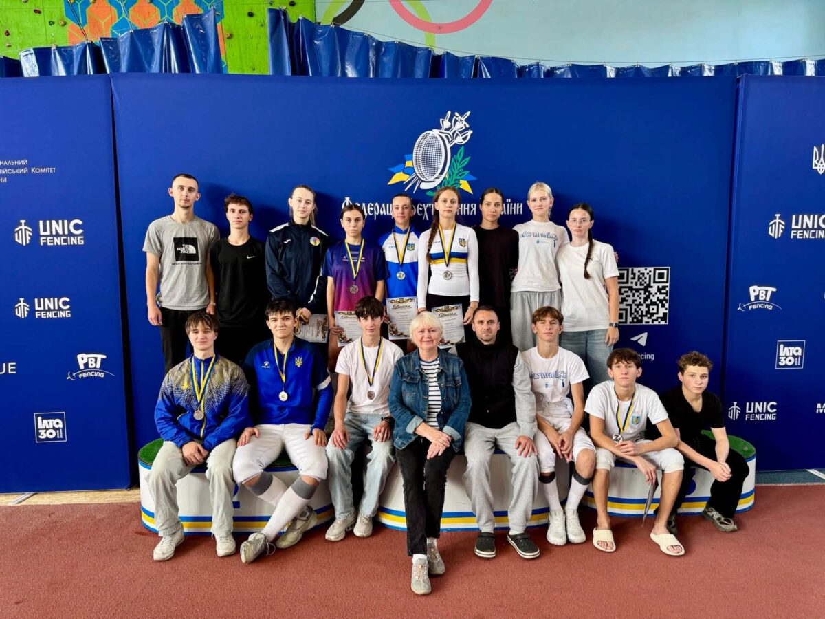 Черкащани — серед призерів Чемпіонату України з фехтування серед юніорів