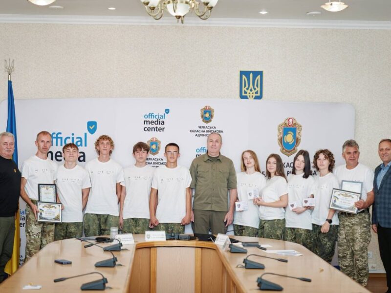 Школярі з Черкащини посіли третє місце на Всеукраїнському форумі «Захист України – 2026»