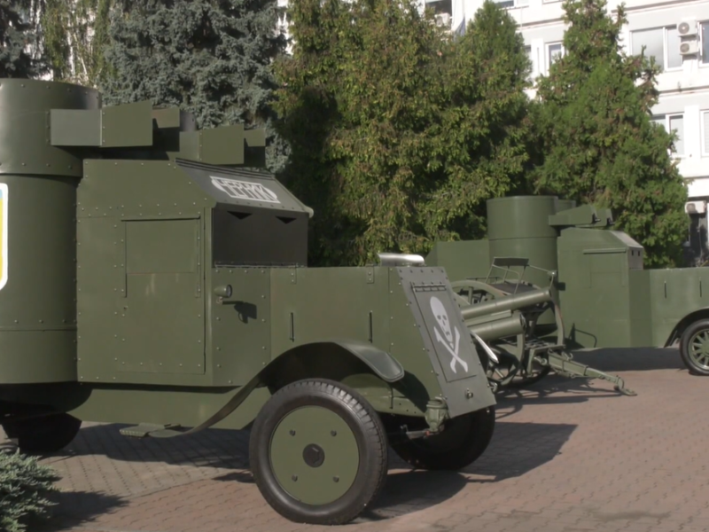 Військову техніку часів Перших визвольних змагань можна наживо побачити у Черкасах